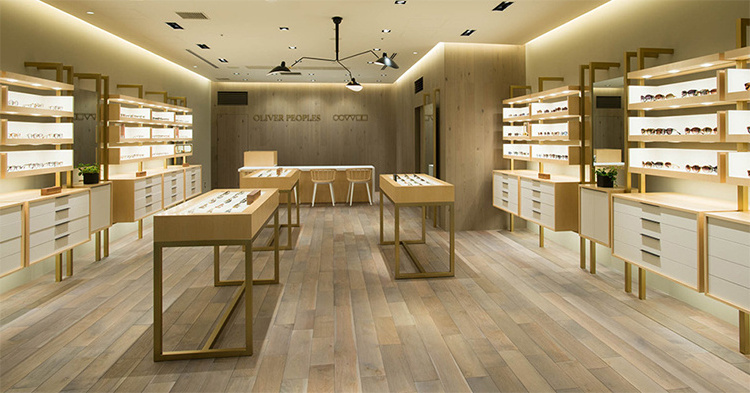 Classic Style Optical Eyewear Shop Fittings Optical Showroom Design Display