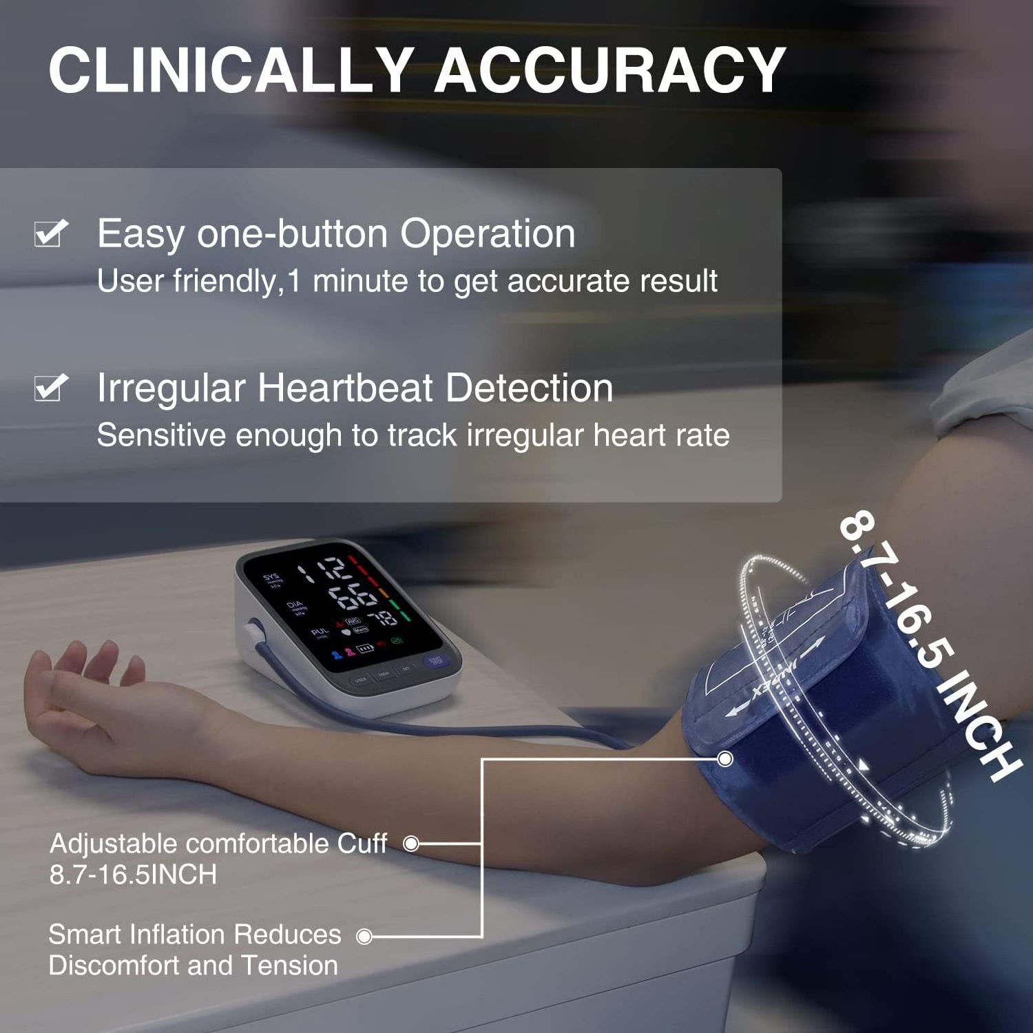 Factory Customization Automatic Bp Machine Arm, Blood Pressure Electronic, Monitor Blood Pressure Device