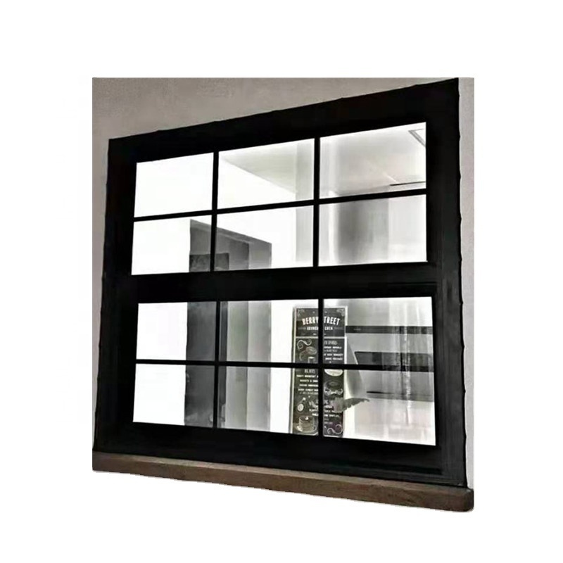 commercial automic electric aluminum profile vertical sliding window new design aluminium up down sliding glass window