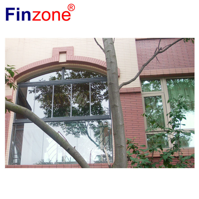 accordion frameless glass door sliding folding open freely separately