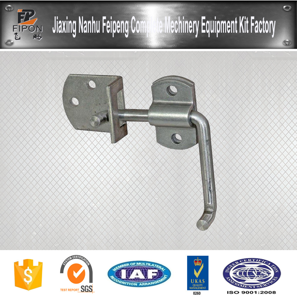 Clear Zinc Trailer Security Latch Set Trailer Stake Body Gate Latch Trailer Side wood security Latch Set