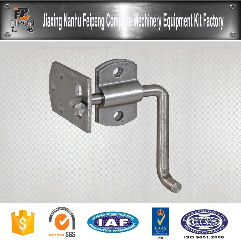 Clear Zinc Trailer Security Latch Set Trailer Stake Body Gate Latch Trailer Side wood security Latch Set