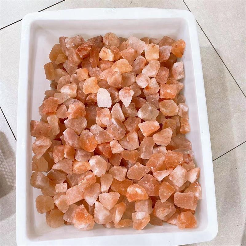 High Quality Himalaya Orange Salt Rough Stone Ice Feeling Beautiful Himalaya Salt Raw Aromatherapy Stone For Decoration