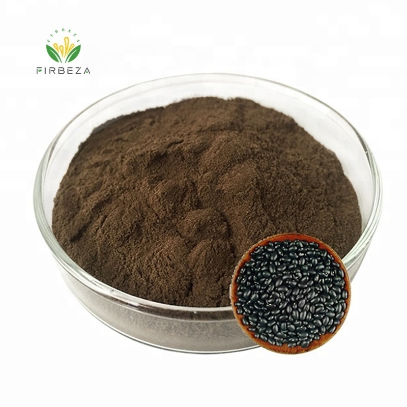 Free Sample 30:1 Black Bean Extract Powder Instant Natural Organic Black Soybean Powder