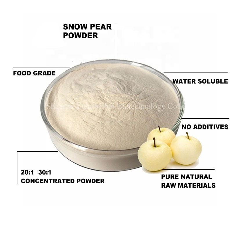 Certified Manufacturer Supply Snow Pear Powder Natural Instant Pear Juice Extract Powder