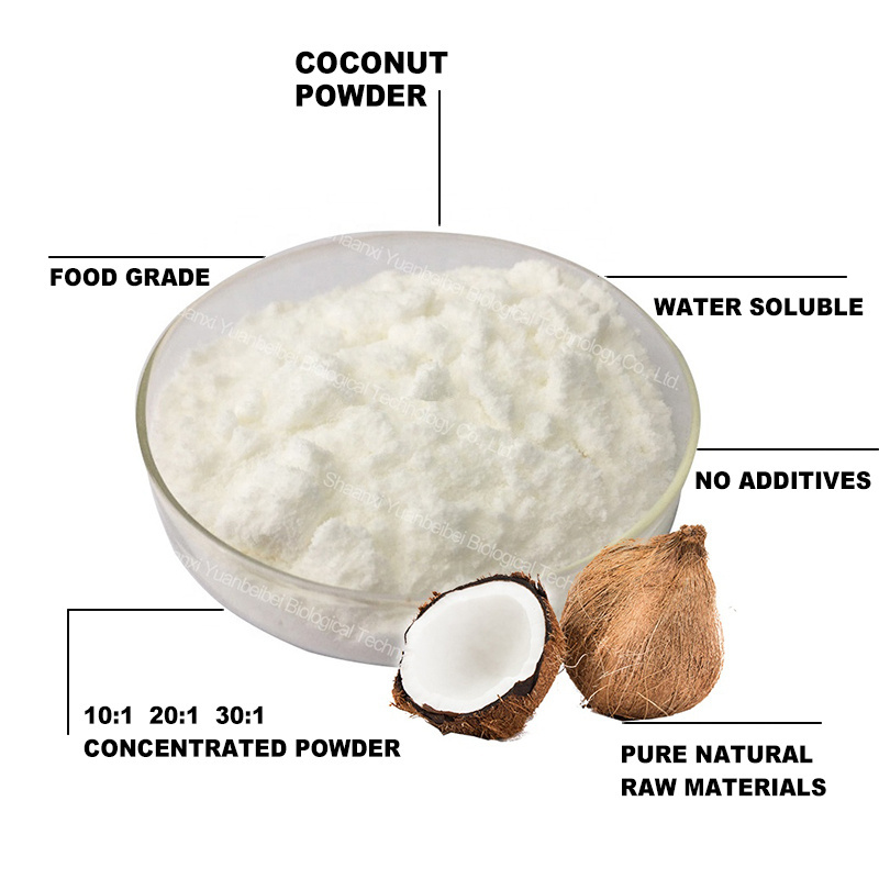 Wholesale Water Soluble Coconut Cream Powder Pure Organic Bulk Instant Coconut Milk Powder