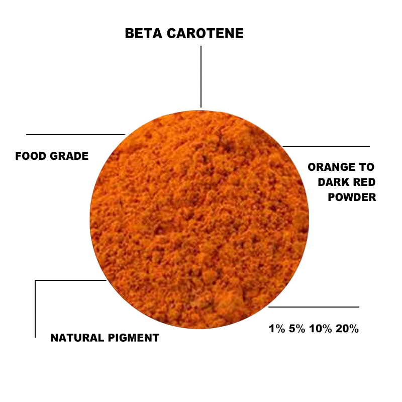 Factory Price Beta-Carotene Natural Dunaliella Salina Algae Extract Powder 20% Beta Carotene