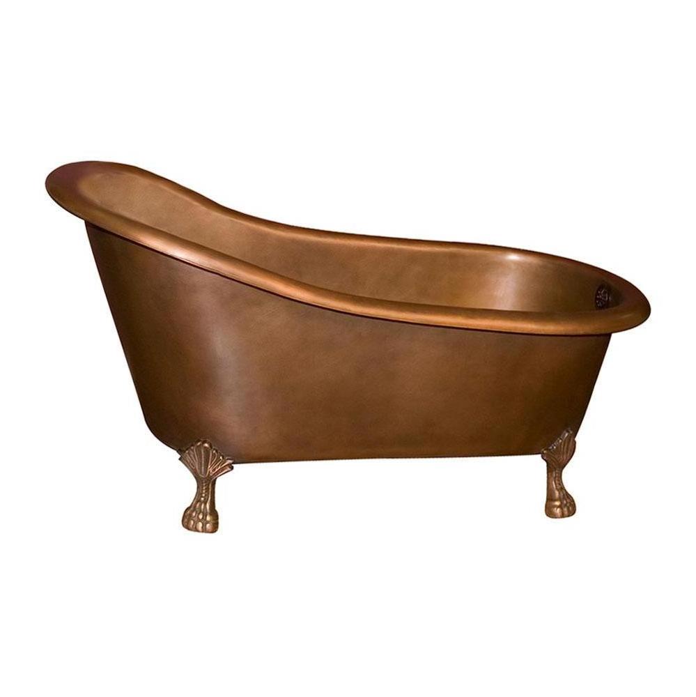 ADULT APPLICATION COPPER ANTIQUE OVAL BATH TUB, CLASSICAL PURE COPPER FREESTANDING BATH TUB