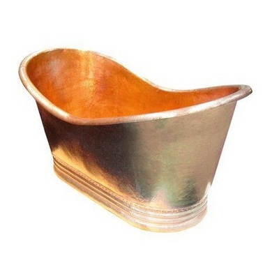 Bath Tubs Portable Large Size Copper and Metal Bathroom Tub Deluxe Quality Customized Shape Hotel Ware Freestanding Bath Tub