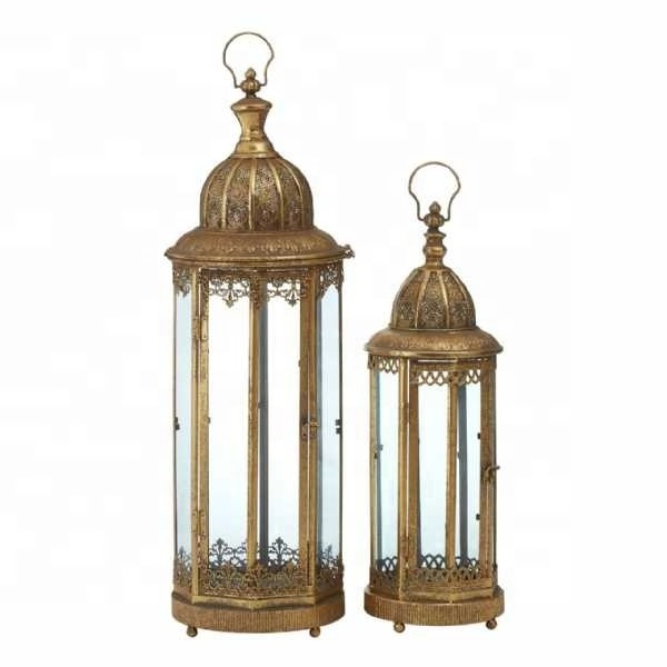 Table Decoration Lantern Metal Candle Lantern Home Decoration Iron and Indoor Black Lantern Supplier from India