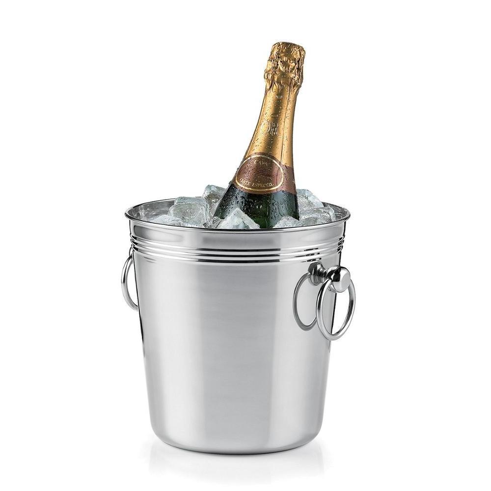 wine bucket stainless steel Copper and Steel  Ice Bucket for Wine Bottle Wholesale Manufacturer and Exporter from India