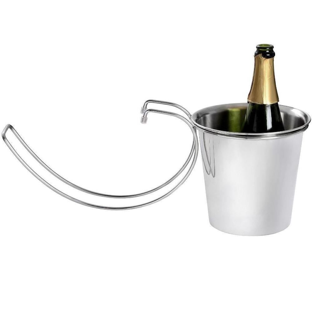 wine bucket stainless steel Copper and Steel  Ice Bucket for Wine Bottle Wholesale Manufacturer and Exporter from India