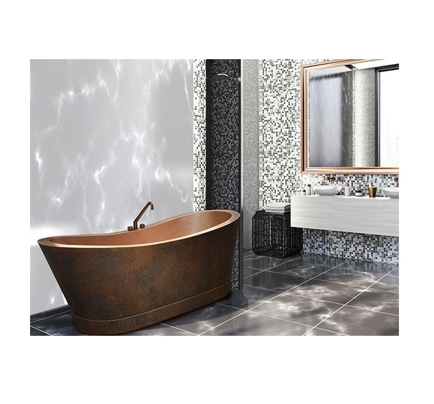 ADULT APPLICATION COPPER ANTIQUE OVAL BATH TUB, CLASSICAL PURE COPPER FREESTANDING BATH TUB