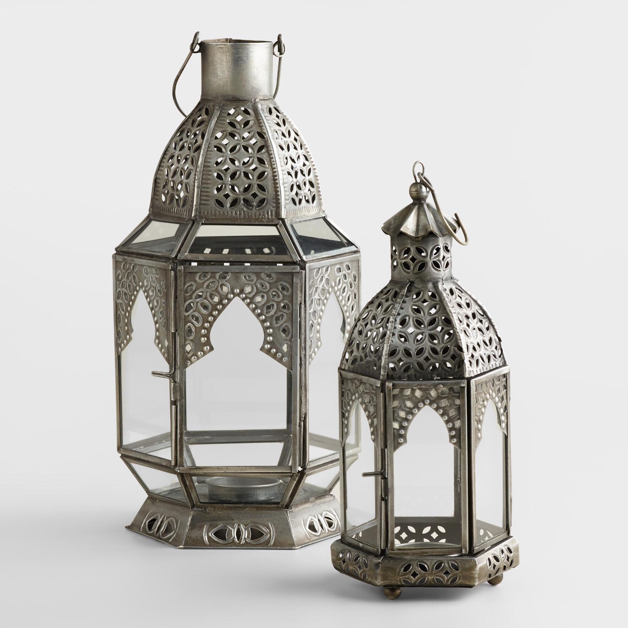 Table Decoration Lantern Metal Candle Lantern Home Decoration Iron and Indoor Black Lantern Supplier from India