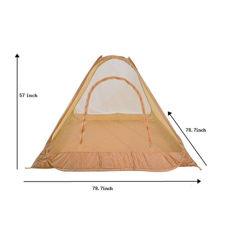 Wildsrof Lightweight 1-2 Person Pop-up Car Tent Bed Mosquito Net Screen Tent for Camping