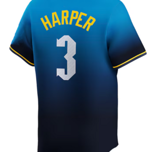 2024 City Connect Top Stitched Baseball Jerseys Philadelphia 3 Harper 7 Trea Tur-ner 10 J.t. Realmuto