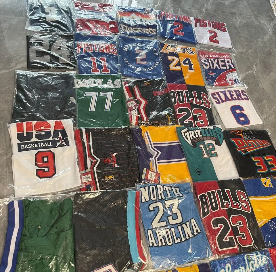 Wholesale Men's NBAING Basketball Jersey Best Quality Stitched Embroidered Basketball  Uniform New Season 2024