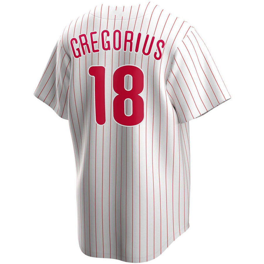 Best quality American Baseball Men's jersey American Baseball uniform #3 Harper #18 Gregorius #17 Hoskins #27 Nola