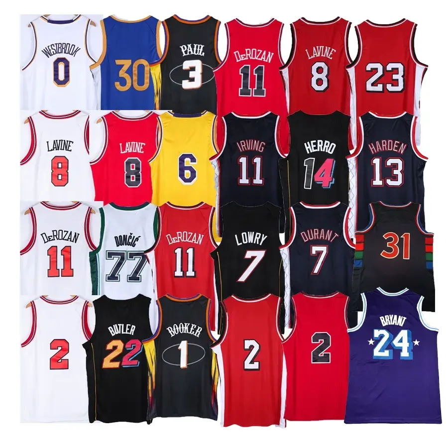 Wholesale Men's NBAING Basketball Jersey Best Quality Stitched Embroidered Basketball  Uniform New Season 2024