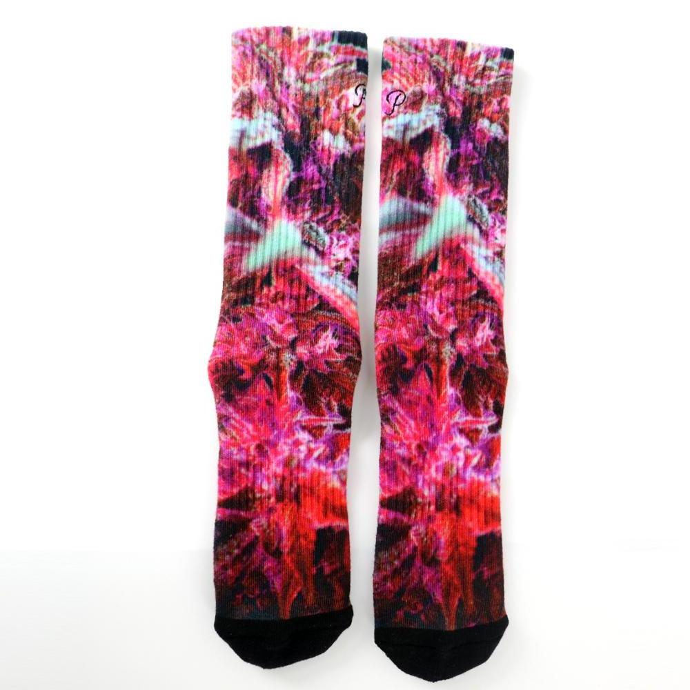 Custom designer mens 3d printing sport blank sublimation socks