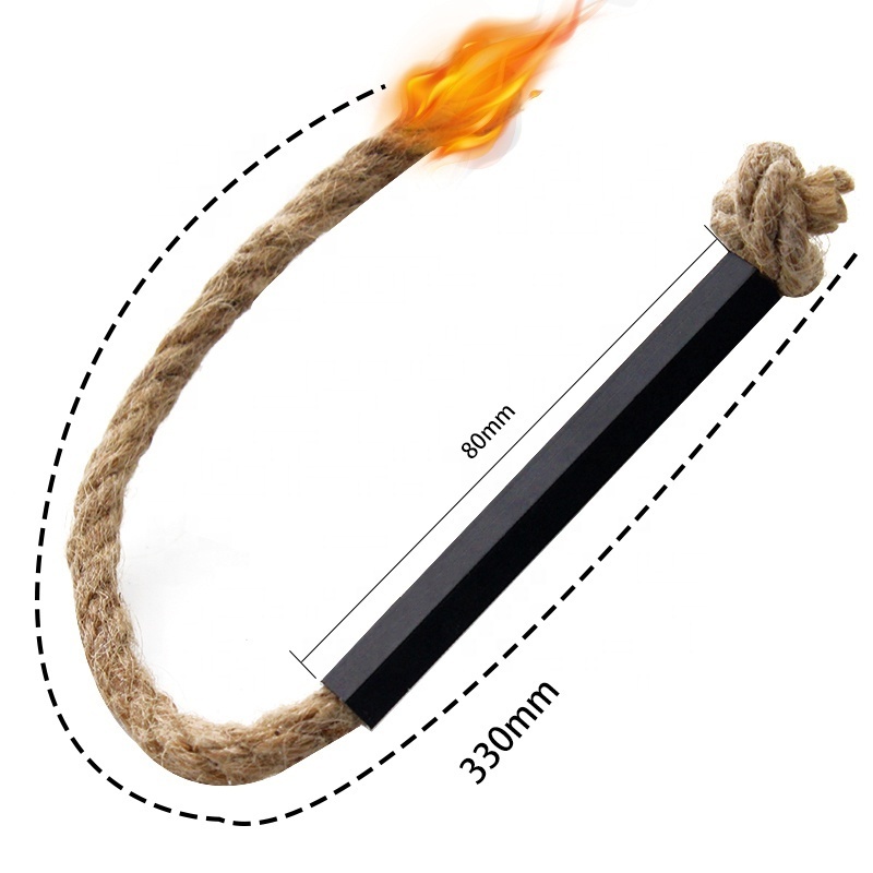 Portable Campfire Kit Pocket Bellow Fire Rope Bushcraft Fire Starter Kit for Survival Outdoor