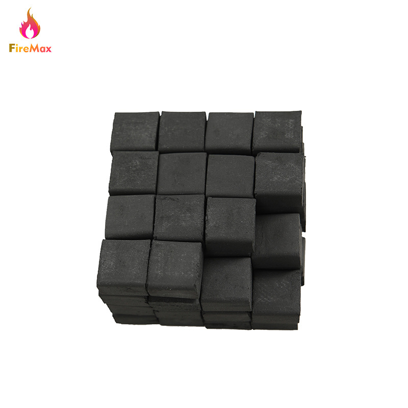 FireMax Factory Using Charcoal Making Machine Coconut Shell Made Coconut Charcoal Cubes Low Ash Coals Hookah