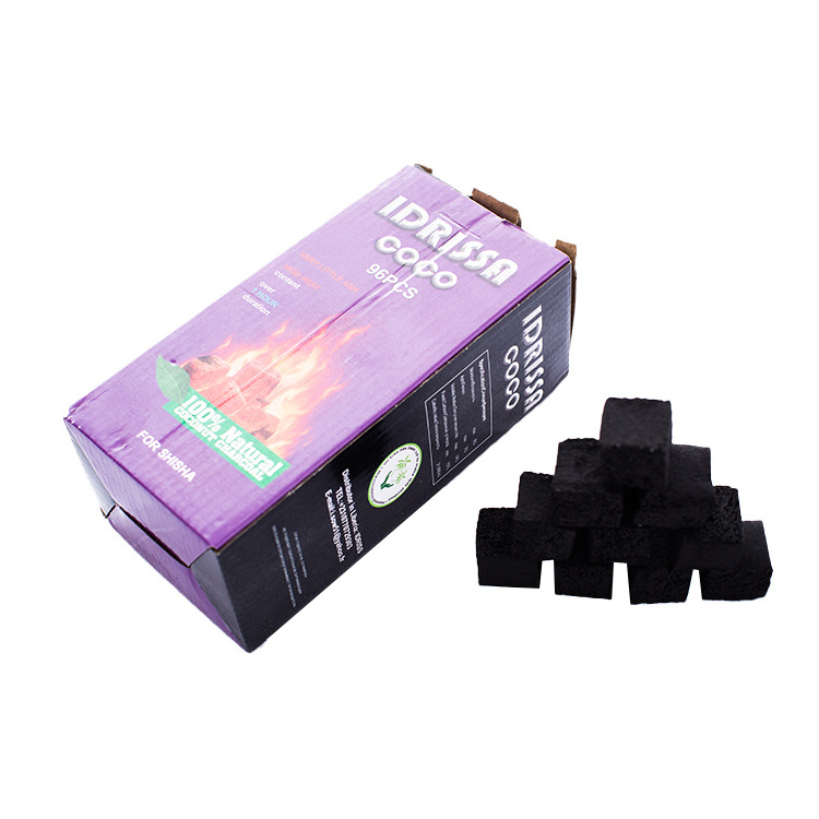 FireMax New Arrival Solid Shisha Charcoal Briquettes Coconut Shell Charcoal Cube Smokeless Coco Coal Briquettes