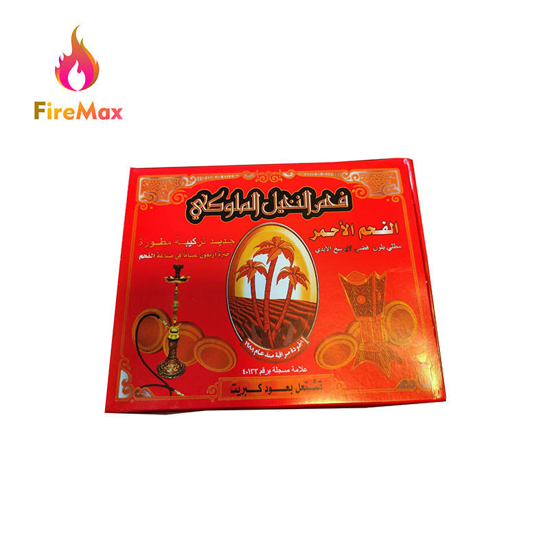 FireMax Fruitwood Instant Light Charcoal Round Soild Hookah Charcoal Less Ash Incense Shisha Charcoal