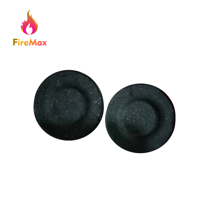 FireMax Fruitwood Instant Light Charcoal Round Soild Hookah Charcoal Less Ash Incense Shisha Charcoal