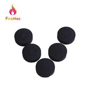 FireMax Indonesia Low Ash Flameless Charcoal Tablets Fast Lighting Hookahs Shisha Coal for Incense