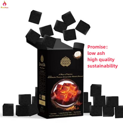 FireMax China and Indonesia Stable Quality Quick Burning Hookah Charcoal shisha Instant Incense charcoal Coal Hookah