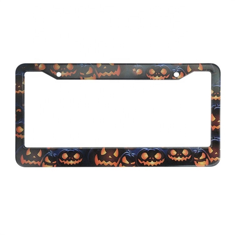 Holiday Car Decorations Personalized UV Printing  License Plate Frames Cover Holders Car License Plate Frame