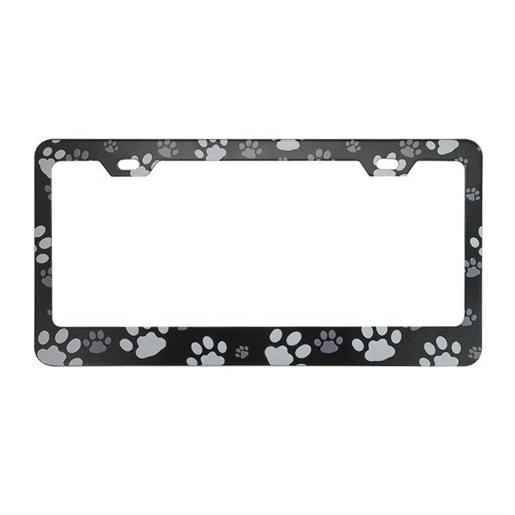 Holiday Car Decorations Personalized UV Printing  License Plate Frames Cover Holders Car License Plate Frame