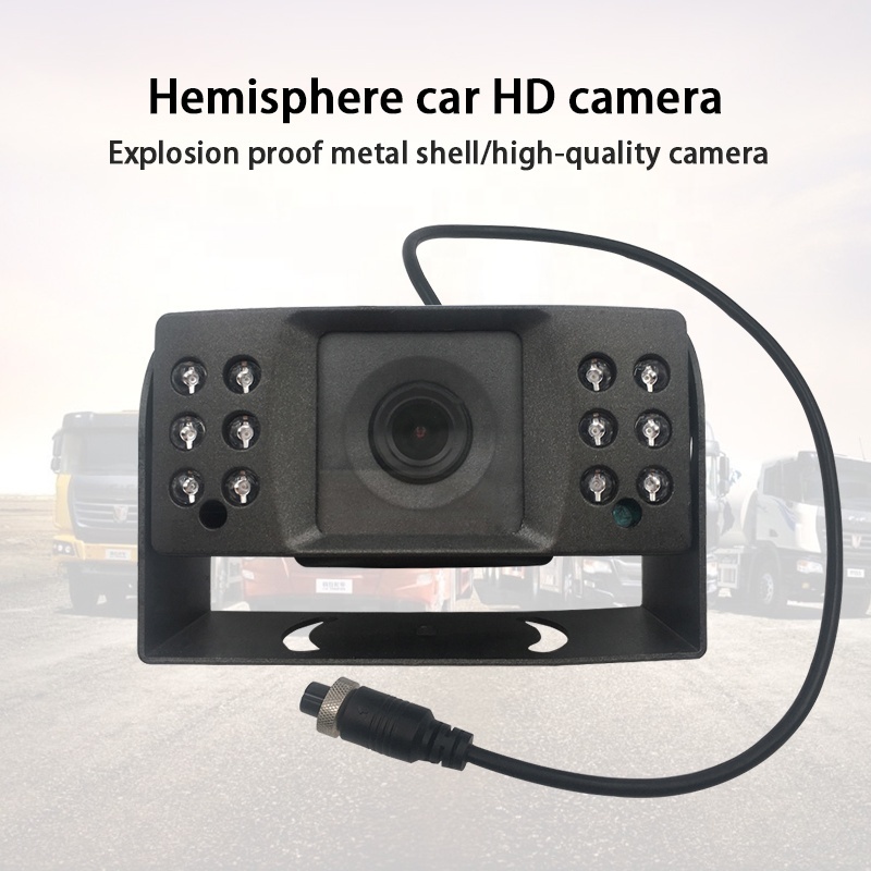 1080P HD wide-angle car camera Bus/truck harvester LED fill light infrared night vision monitoring 12v-36v universal school bus