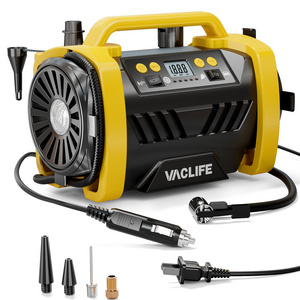 Vaclife Manufacturer Portable Air Compressor 220v Digwomen Menen Compressor Tire Inflator Air Pump for Car and Home Tyre Pump