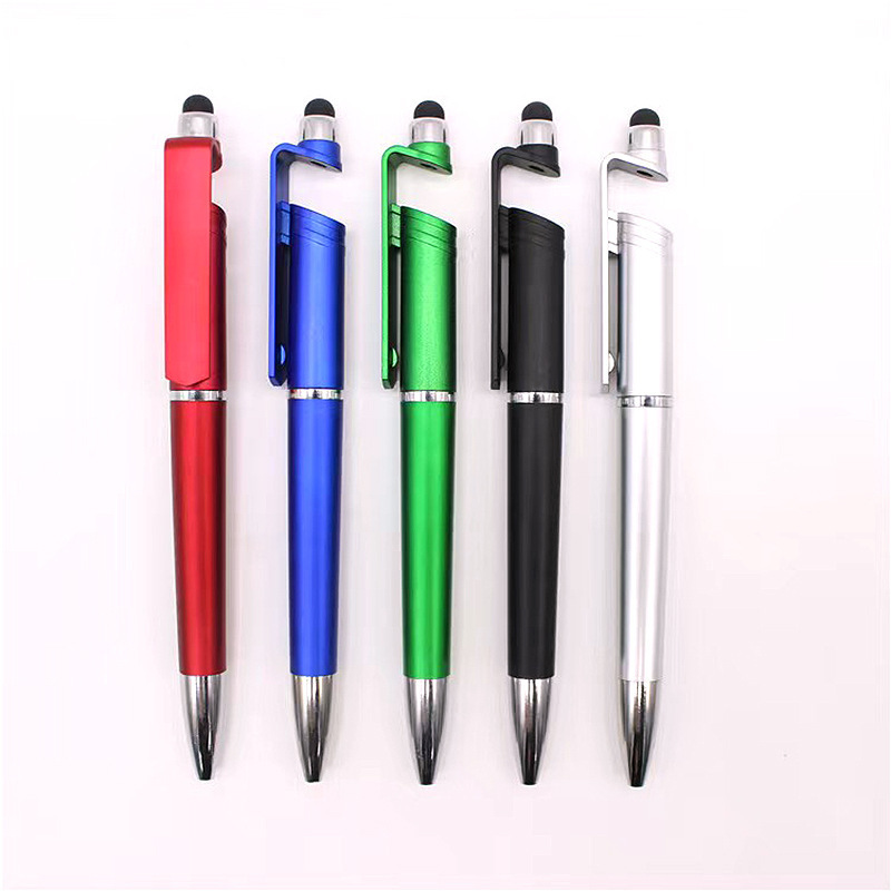 Multifunctional mobile phone stylus mobile phone holder ballpoint pen