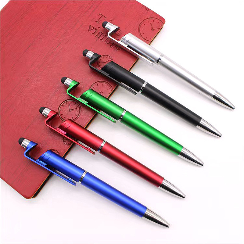 Multifunctional mobile phone stylus mobile phone holder ballpoint pen