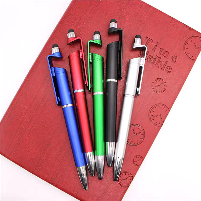 Multifunctional mobile phone stylus mobile phone holder ballpoint pen