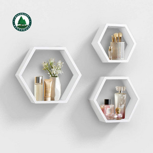 MDF Floating Shelves Wall Mounted Storage Shelving for Bathroom Living room