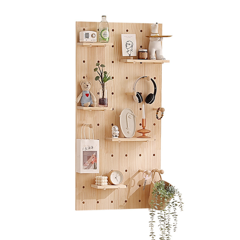 Floating Wall Shelf MDF Rustic Display Storage Wall Mounted Bookshelf Wooden Shelf for living room