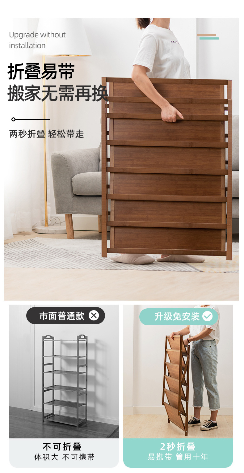 Modern Premium Wood 3 Tier Shoe Display Rack shoe cabinet storage For Bedroom Furniture