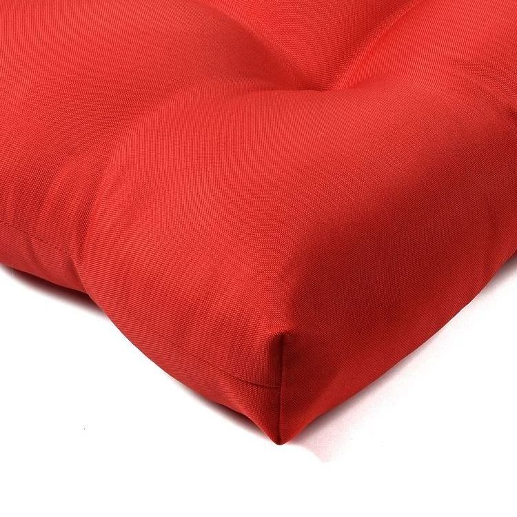 Wholesale Recliner Fading Fabric Bench Chair Cushion Outdoor  seat red Lounge Garden Swing Sofa Cushions Custom Cushion