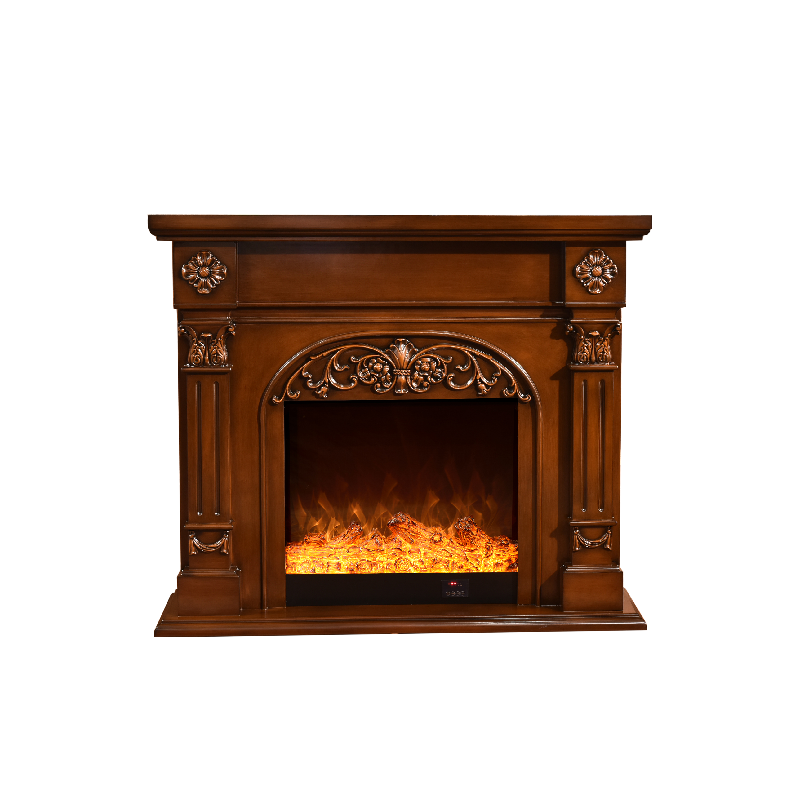 item337 Smart Constant Temperature Control Hot Wind Heating Modern Freestanding Electric Fireplace