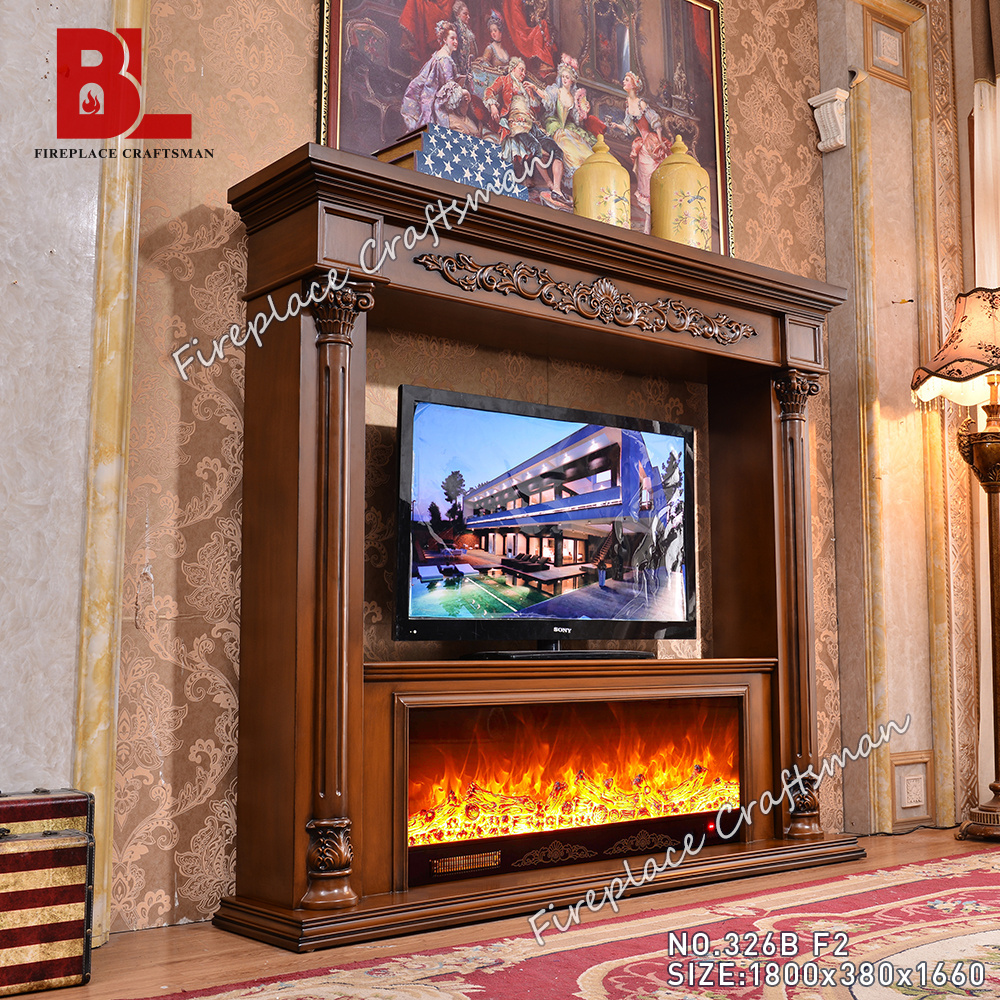 Modern design The lowest price wall hung fireplace electric heater kerosene indoor electrical fireplace