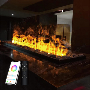 Modern Artificial 3D Decor Flame LED Fire Place Electric Steam Fireplace Water Vapor Fireplace Inserts