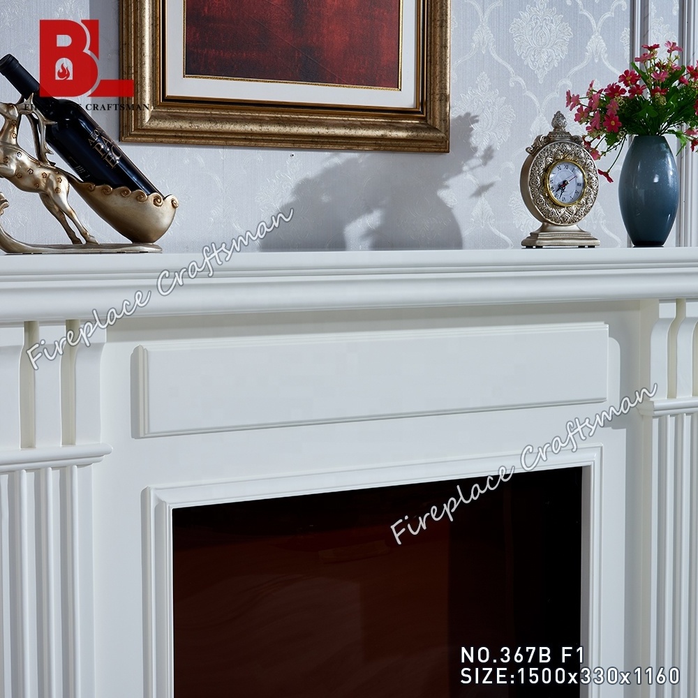 Item 367 B Simple Decorate Elegant Style Hot Wind Heating Modern Smart Electric Control Indoor Fireplace