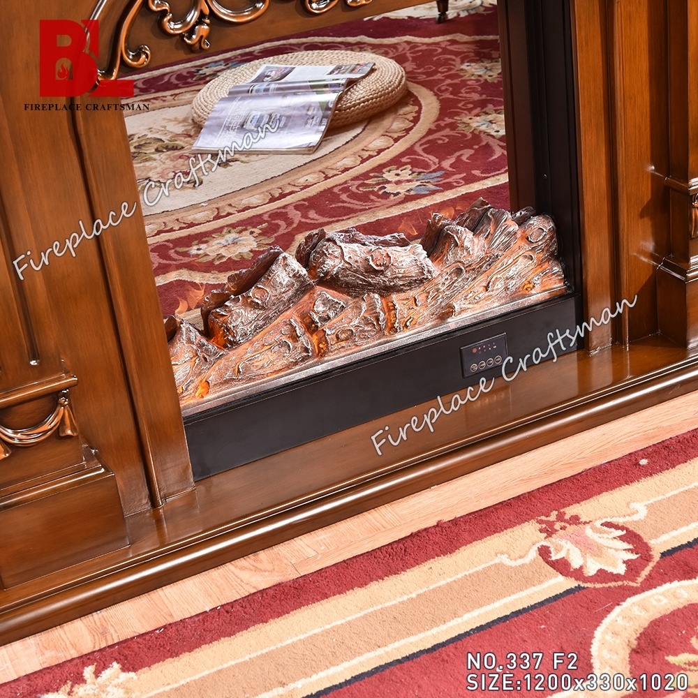 item337 Smart Constant Temperature Control Hot Wind Heating Modern Freestanding Electric Fireplace