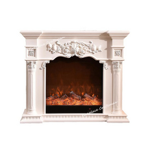 Manufacturer Competitive Price Led Fireplace Decor Flame Modern Electric Fire Place Heater Fireplaces Insert With Mantle