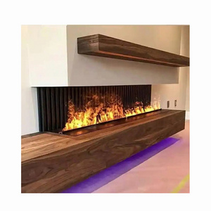 Decorative Led Light Electric Fireplace Flame Effect Modern High Quality Decorative 3d Water Fireplaces