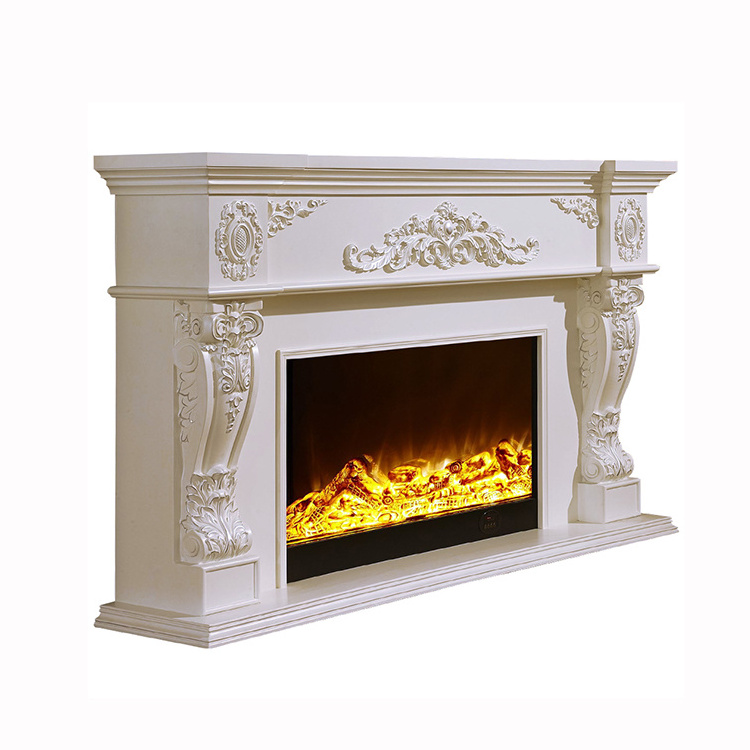 Simulation flame decorative heating electric fireplace home free standing removable TV cabinet fireplace